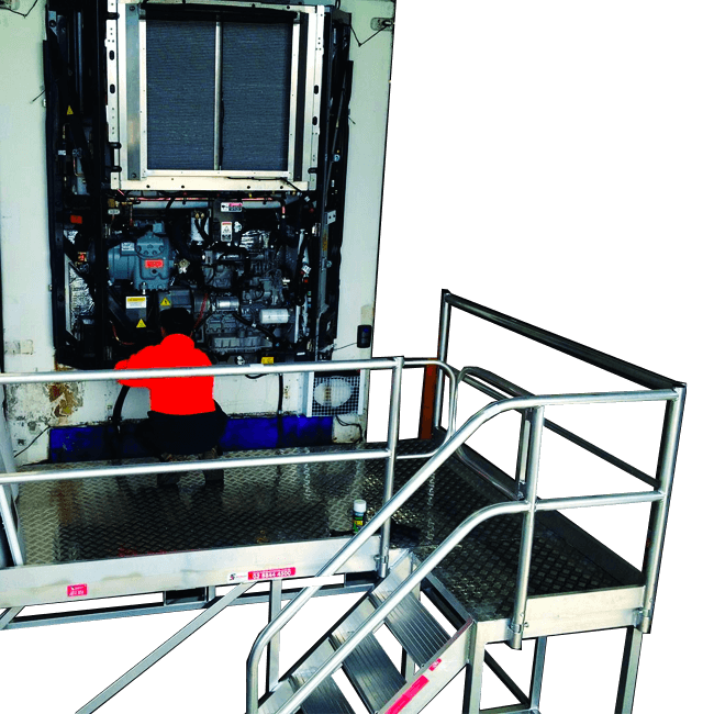 Refrigerated Truck Servicing Platform